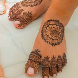 Mandala Feet Design